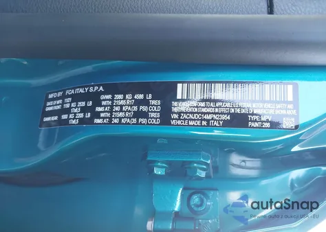 2021 Jeep Renegade Trailhawk 4X4 из США, поврежденный, VIN ZACNJDC14MPN23954